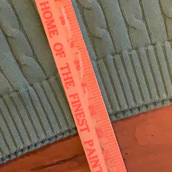 Polo by Ralph Lauren V-Neck Sweater in Green womens XXL - Picture 6 of 6